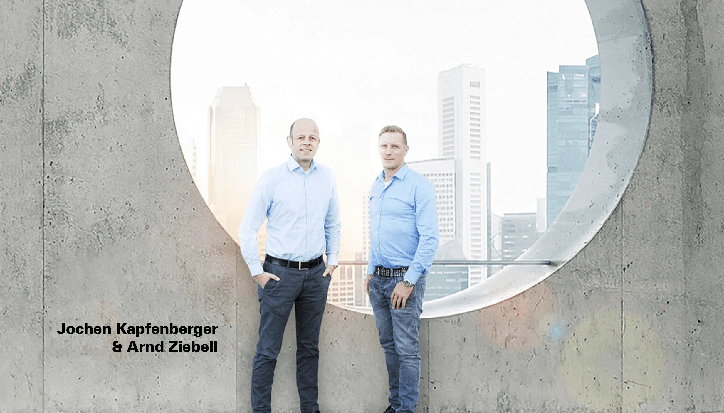 Die CFProfile-Gründer Dr. Jochen Kapfenberger und Arnd Ziebell